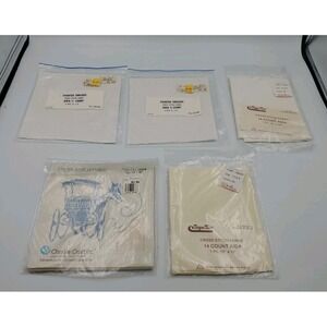 NEW 14 & 11 Count AIDA Cross Stitch Fabric Lot Of 5 Charles Craft Ray Mar‎